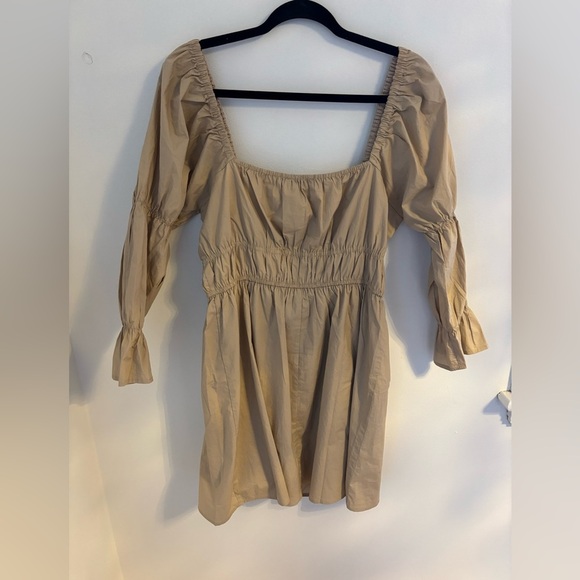 Greylin Ballon Sleeve Poplin Mini Dress NWT - Picture 9 of 9